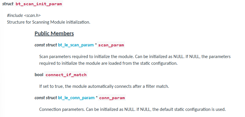 BT_SCAN_INIT_PARAM