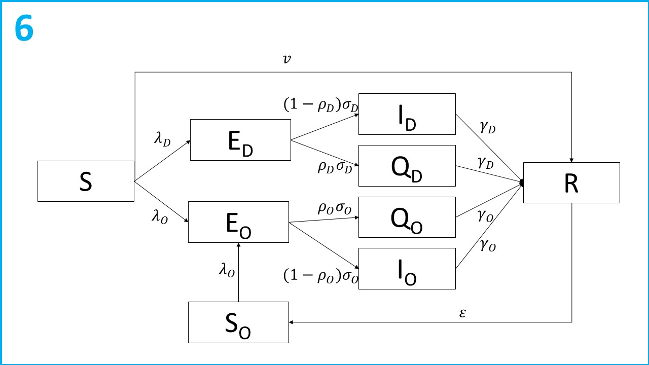 Flow diagram of model 2