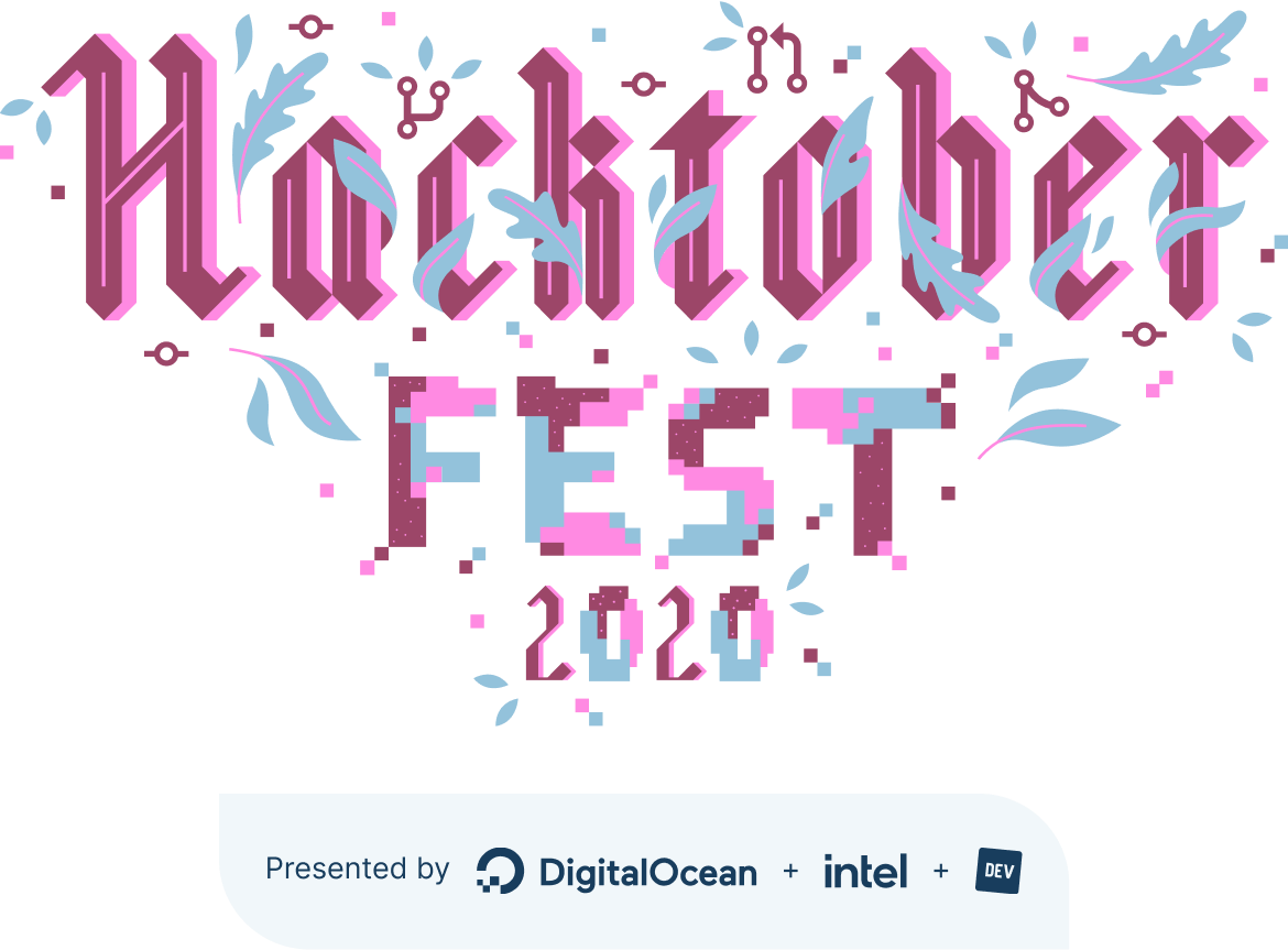 Hacktoberfest2020 Logo and Sponsors